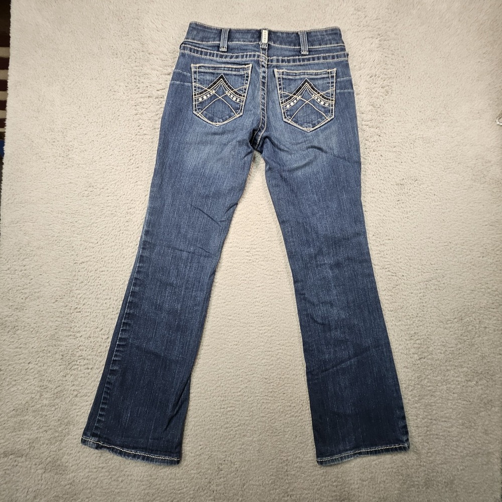 Ariat Jeans Womens 29R Bootcut Mid Rise Western Cowgirl Gorpcore - Picture 9 of 16